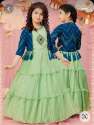 Fancy Kids Wear Georgette Gown  thumb 1