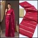 Fancy Organza Saree With Zari Weaving Patta  thumb 2