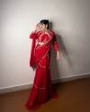 FANCY PARTY WEAR FAUX GEORGETTE LEHENGA SAREE  thumb 2