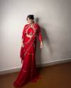 FANCY PARTY WEAR FAUX GEORGETTE LEHENGA SAREE  thumb 3
