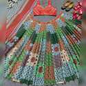 Faux Georgette Croset Digital Print lehengha choli thumb 5