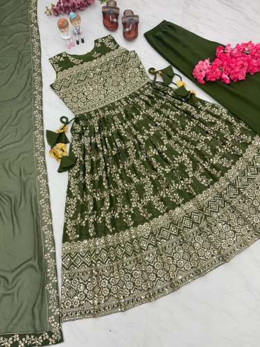 Faux Georgette Embroidery Suit 