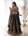 FAUX GEORGETTE EMBROIDERY WORK LEHENGA CHOLI thumb 3