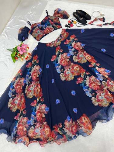  Faux Georgette Lehenga Choli