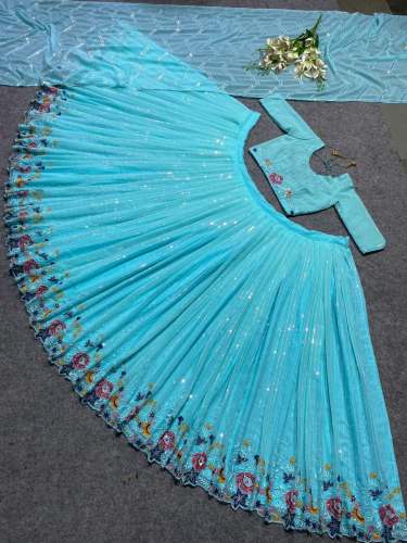 Faux Georgette Lehngha Choli 