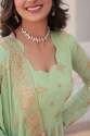 Faux Georgette with Zari & Sequins Embroidery Anarkali Suit  thumb 2