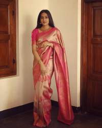Festival Wear Banarasi Soft Silk Saree With Zari Weaving 
