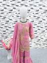 Festival Wear Embroidery Work Kids Sharara thumb 1