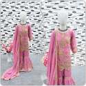 Festival Wear Embroidery Work Kids Sharara thumb 3