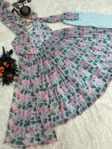 FOX GEORGETTE GOWN