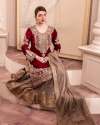 Fox Georgette suit  Real Mirror and Codding Siqunce Embroidery  thumb 1