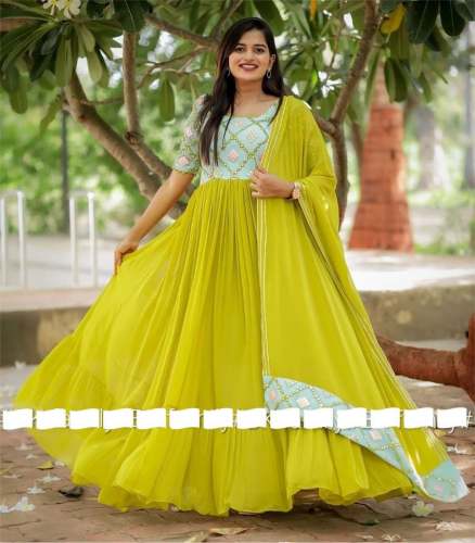  FOX GORGETTE GOWN 