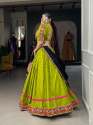 Gamthi Work Navratri Pure Cotton Lehenga Choli thumb 3