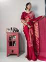 Georgette 3D Padding Work Ready to Wear Saree thumb 2