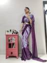 Georgette 3D Padding Work Ready to Wear Saree thumb 6