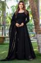 Georgette Anarkali kurta with dupatta  thumb 1