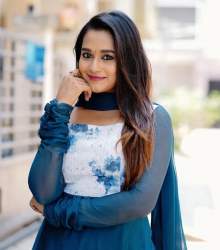 Georgette Digital Print Sequence Gown 