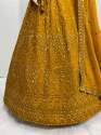 GEORGETTE EMBROIDERED LEHENGA CHOLI thumb 2