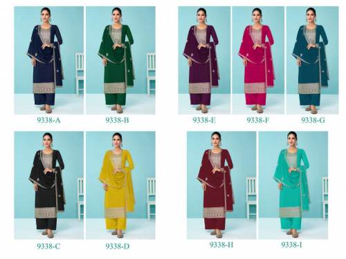  Georgette Embroidery Diamonds Work Salwar suit