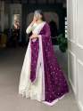 Georgette Mirror Work Lehenga  thumb 3