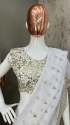 GEORGETTE SAREE WITH SEQUENCE EMBROIDERY WORK thumb 5
