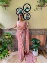 Georgette Sequance Saree  thumb 4