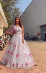 Georgette With Digital Print Fancy Lehengha Choli