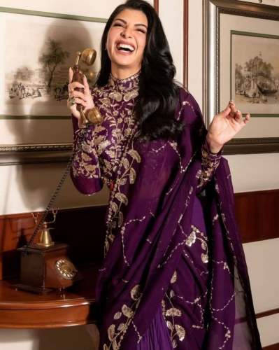 GORGETTE EMBROIDERY SAREE