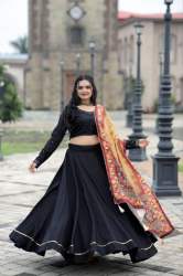 Gotta Patti Work Rayon Lehenga Choli