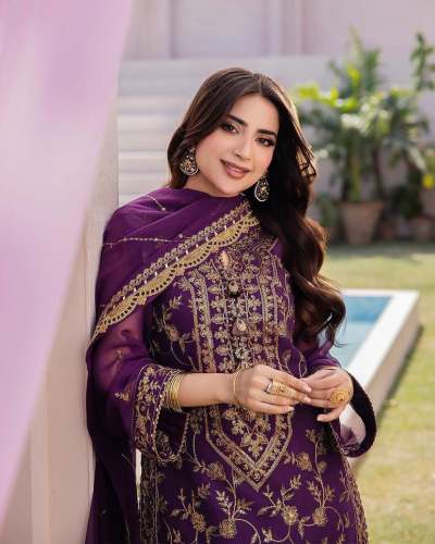 Heavy Chinon Heavy Pakistani Suit Set