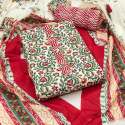  Heavy Cotton print Dress Material With Dupatta thumb 5