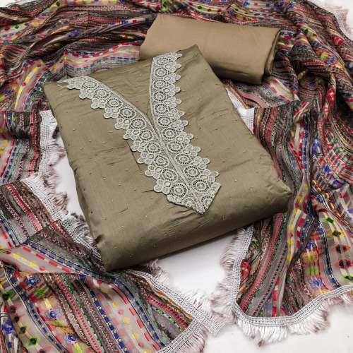 Heavy cotton beautiful Dress Material