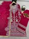 Heavy Faux Georgette With Heavy Embroidery Sequence Suit  thumb 6