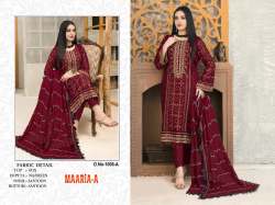 Heavy Fox Georgette with Chain Stitch Work suit 