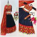 Heavy Fox Georgette With Gamthi Embroidery Work Lehenga Choli thumb 11