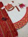 Heavy Fox Georgette With Gamthi Embroidery Work Lehenga Choli thumb 5