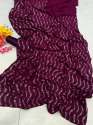 Heavy Georgette Fabric Sequence embroidery Saree  thumb 1