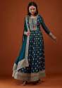 Heavy Georgette With Fully Embroidery Work Gown  thumb 11