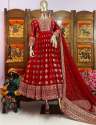Heavy Georgette With Fully Embroidery Work Gown  thumb 4