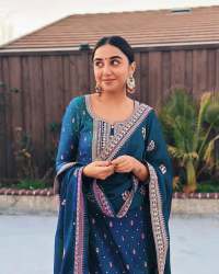 Heavy Georgette With Fully Zari Embroidery Work Plazzo Suits 