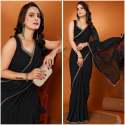 HEAVY GEORGETTE WITH REAL MIRROR WORK SAREE COLLECTION FOR WOMAN thumb 3