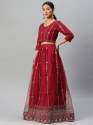 Heavy Net Embroidered Party Wear Lehenga Choli thumb 10