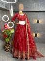 Heavy Net Embroidered Party Wear Lehenga Choli thumb 15