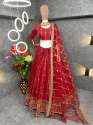 Heavy Net Embroidered Party Wear Lehenga Choli thumb 9