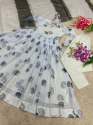 Heavy Organza Silk Anarkali gown thumb 3