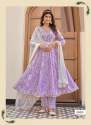  Heavy printed Anarkali Top With Pant & Dupatta  thumb 6