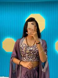  HEAVY SEQUENCE THREADS  PARTY WEAR LEHENGA CHOLI 