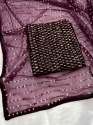 heavy sequence work saree  thumb 3