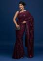 Heavy Soft Sequence Saree thumb 1