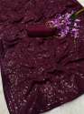 Heavy Soft Sequence Saree thumb 2